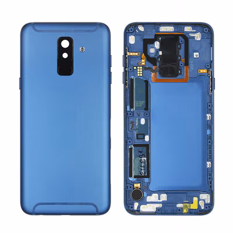 درب پشت گوشی A6 پلاس سامسونگ آبی BACKDOOR Frame SAMSUNG A6 PLUS BLUE