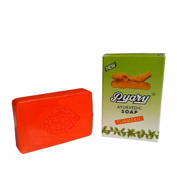 صابون زردچوبه پیاری مدل AYURVEDIC وزن 100 گرم