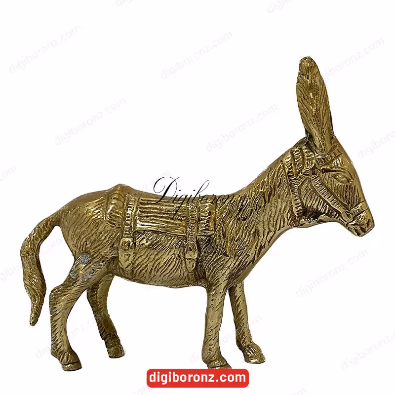 مجسمه برنجی برنزی مدل الاغ