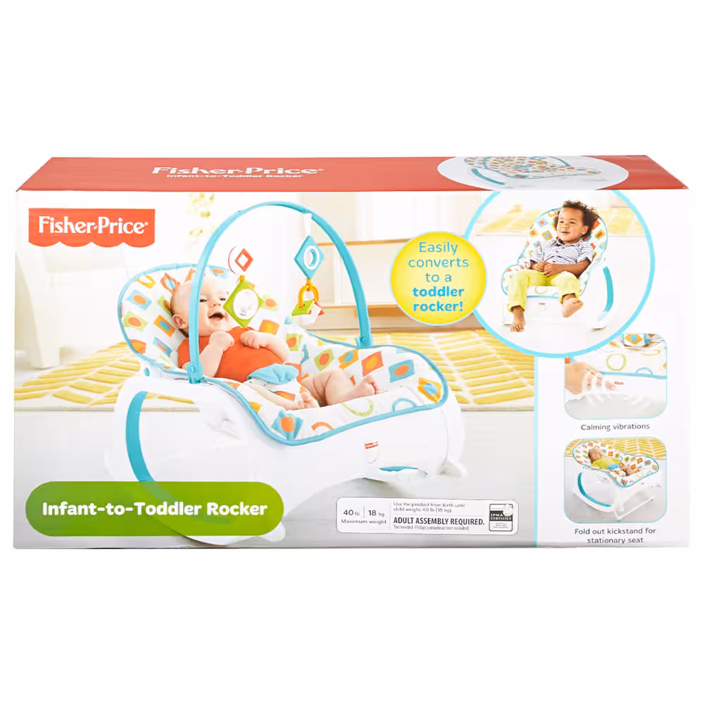 راکر Geo Diamonds نوزادی 2 کاره Fisher Price