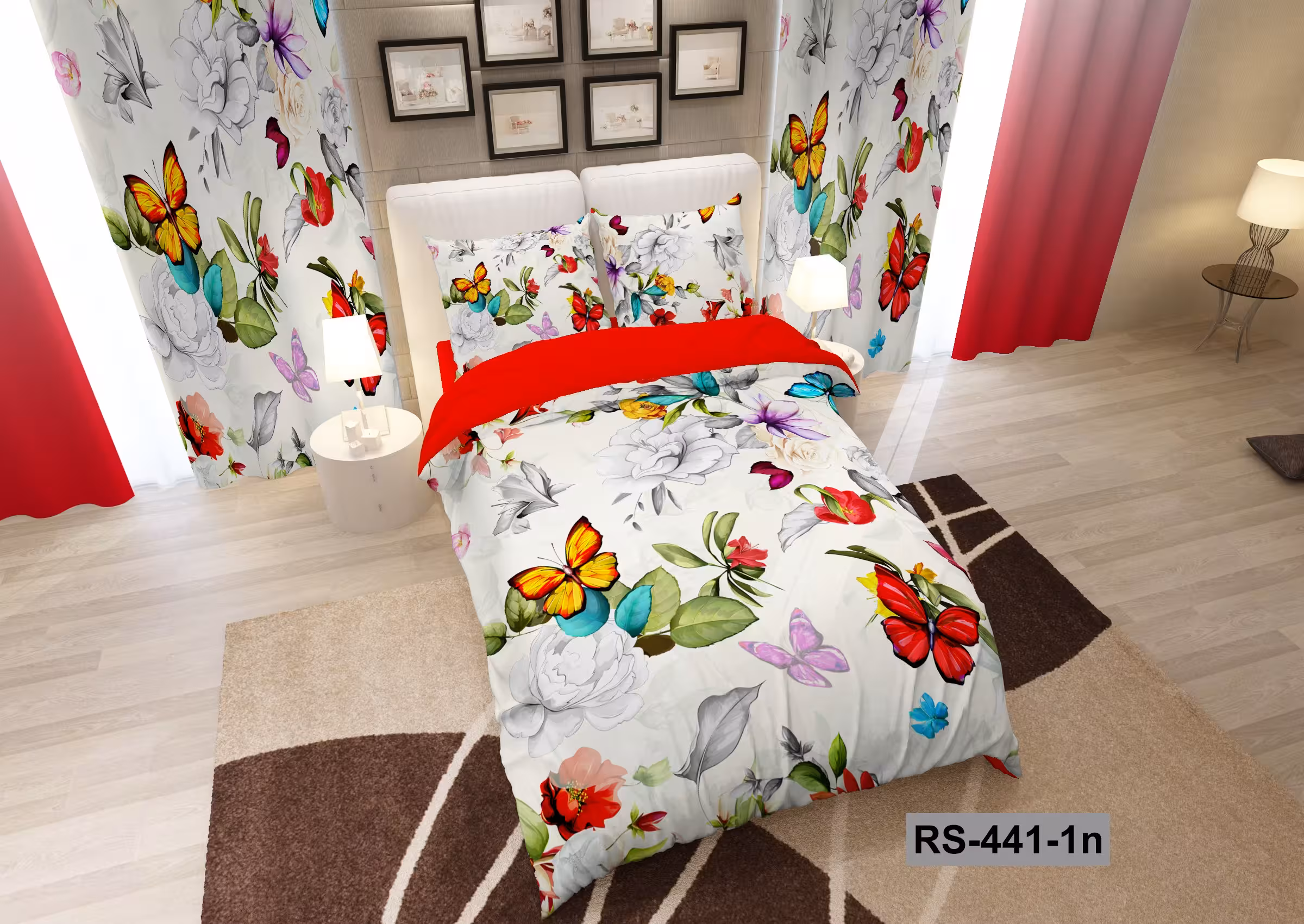 لحاف روتختی تنسل سه بعدی (3D) کالای خواب متین کد 441