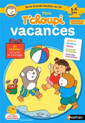 دانلود کتاب Mon T'choupi vacances De la Grande Section au CP 5-6 ans
