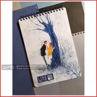 دفتر یادداشت لاین نوت طرح زمستان