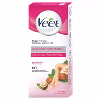 نوار موبر بدن ویت Veet مخصوص پوست های نرمال بسته 20 عددی