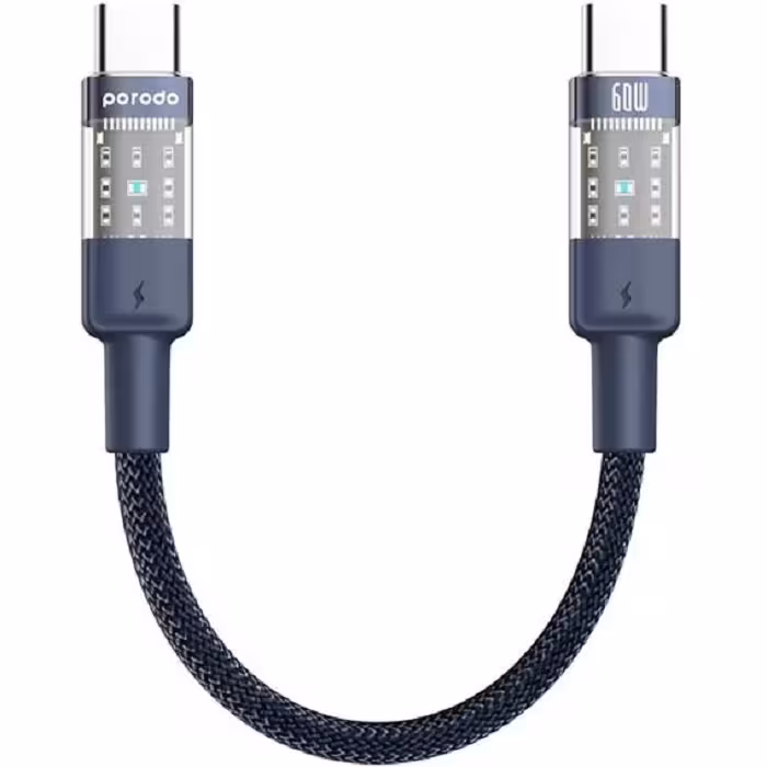 کابل تبدیل Type-C به Type-Cپرودو مدل PD-60WCCTH-BK