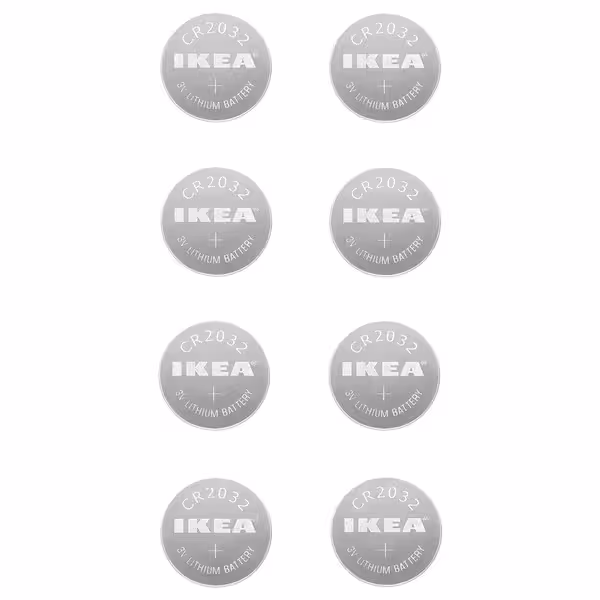 باتری سکه ای ایکیا مدل PLATTBOJ کد 802.911.56 بسته هشت عددی