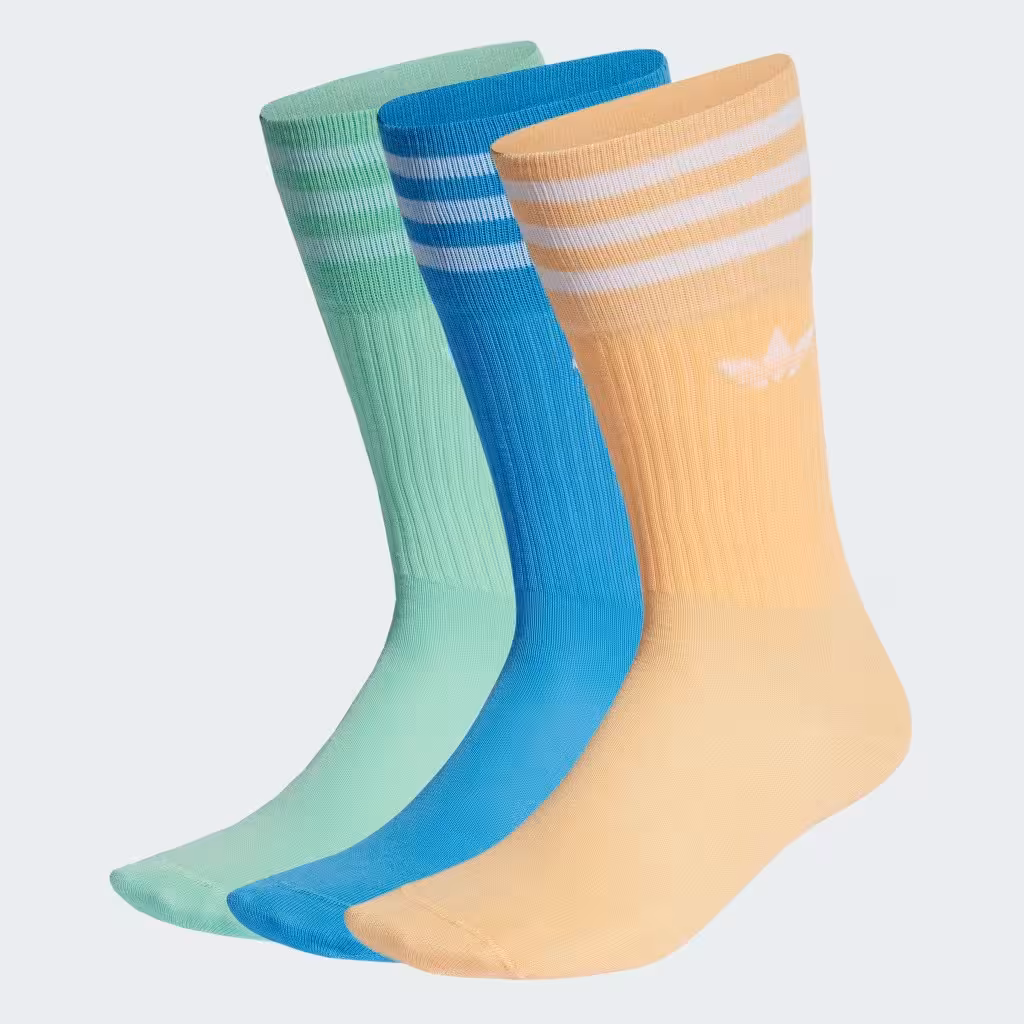 جوراب ساق بلند سه عددی آدیداس مدل  3-Stripes کد IB9379
