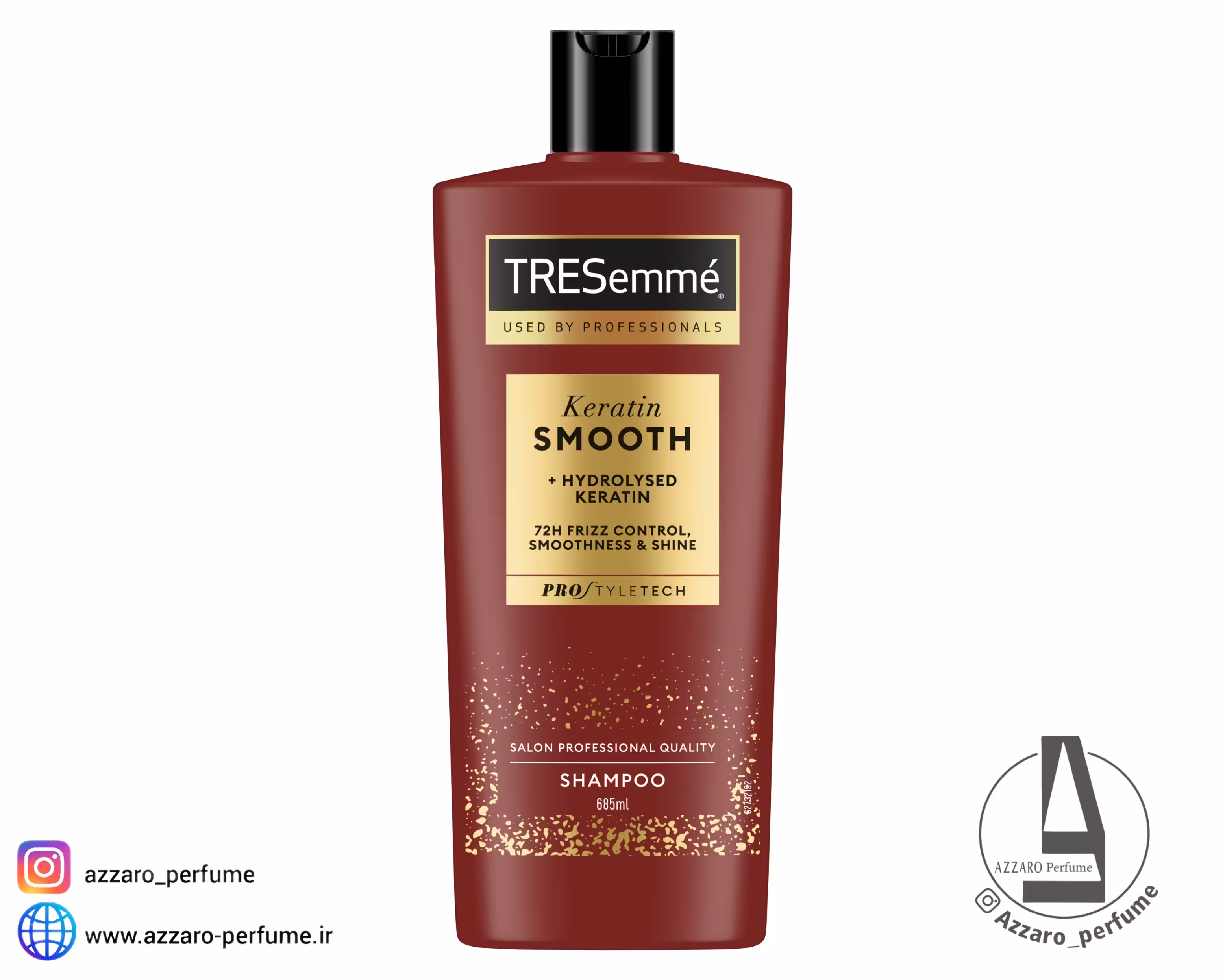 شامپو کراتین ترزمه قرمز keratin smooth حجم 685 میل