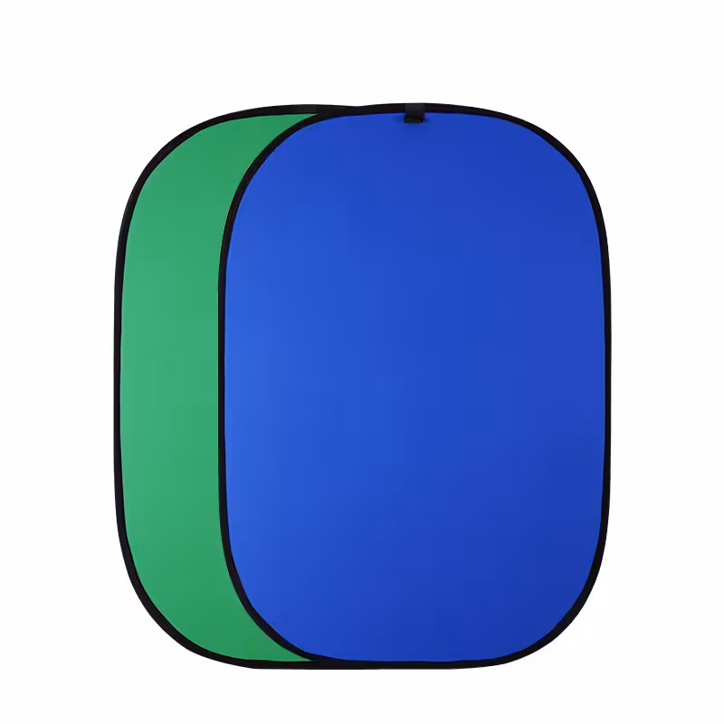 فون عکاسی کتان قابل حمل دو طرفه آبی و سبز کروماکی 200×150برندBeixin