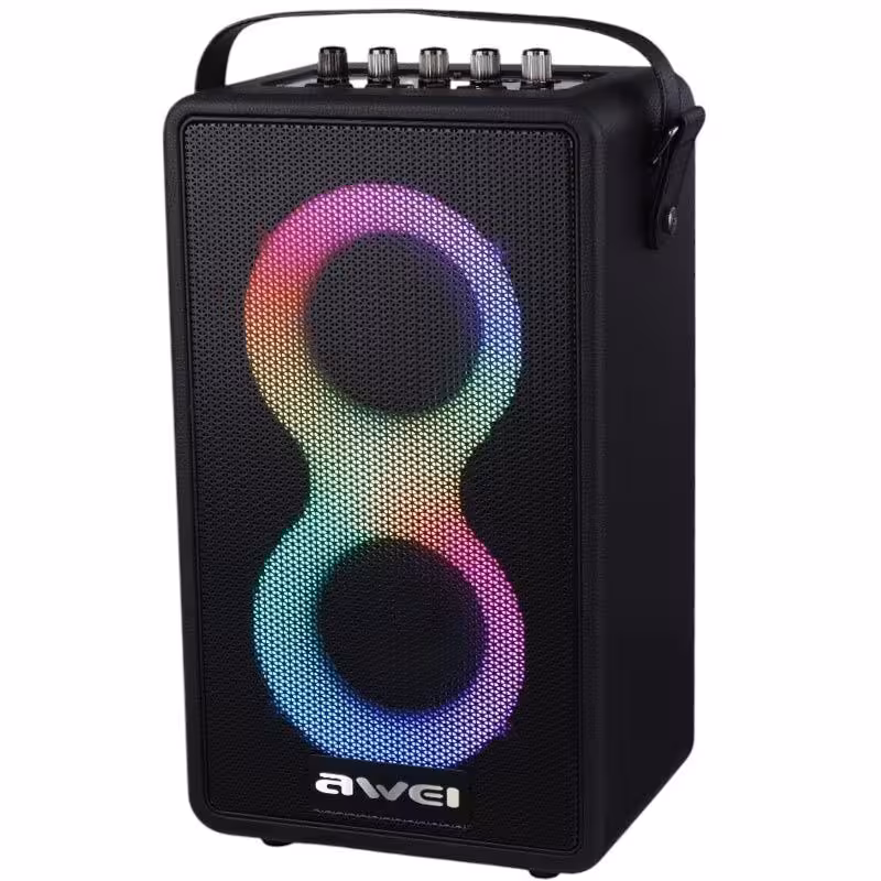 اسپیکر بلوتوث اوی Awei KA15 (توان 70 وات، رم و فلش‌خور، طراحی مقاوم و قابل حمل)