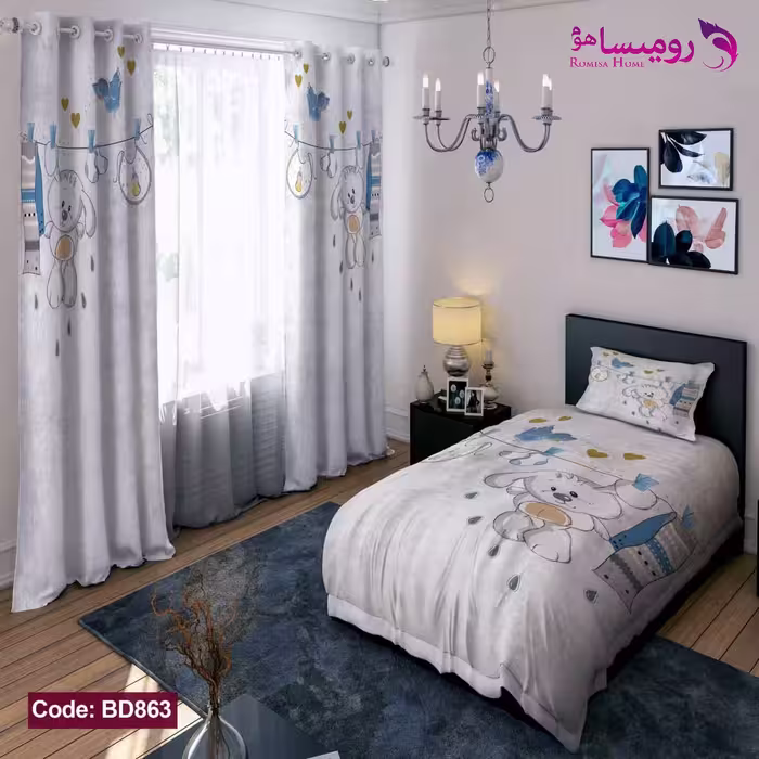 قیمت و خرید روتختی طرح خرگوش یک نفره برند دکو کد BD863