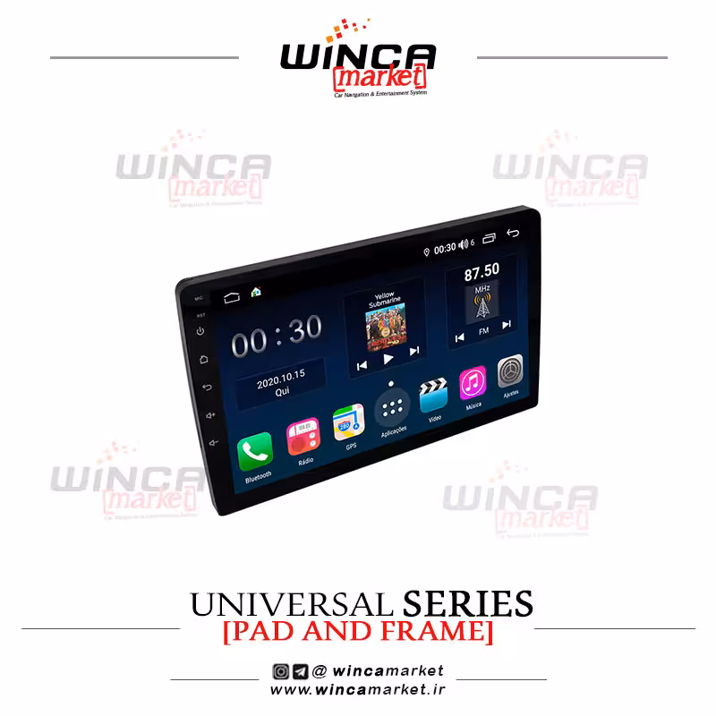 مانیتور اندروید پراید صبا وینکا Winca مدل QG855 سری  S300 پلاس