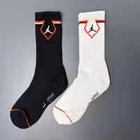 جوراب ساقدار کف حوله ای سری اتلتیک آپتیمیست طرح Jordan Diamond