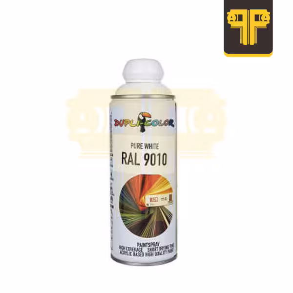 اسپری رنگ سفید دوپلی کالر کد Dupli-Color RAL 9010