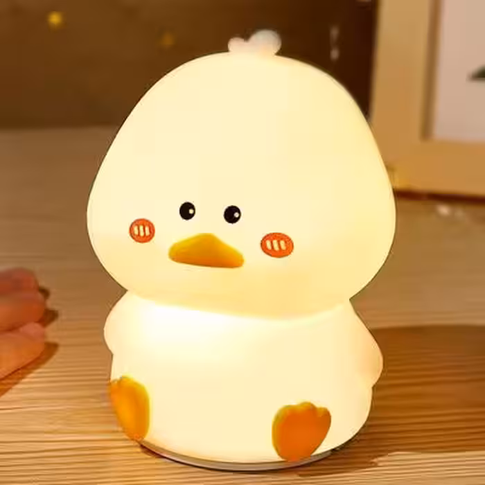 چراغ خواب فانتزی سیلیکونی اردک دوست داشتنی مدلYH-315