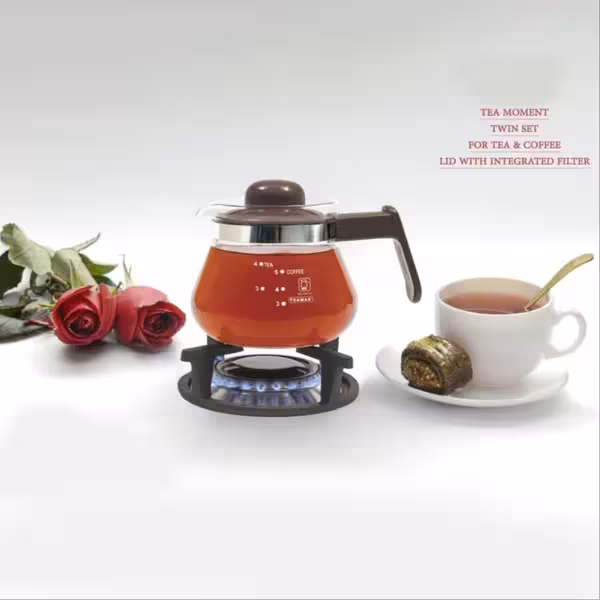 قوری پیرکس شعله مستقیم وارداتی ( 3 سایز )