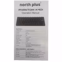 کیبورد مخصوص بازی نورث پلاس مدل  PHANTOM K401