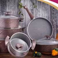 سرویس قابلمه 11 پارچه PMT (گرانیتی) مدل ماریا