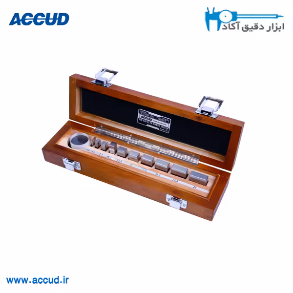 گیج بلاک 10 پارچه گرید صفر Accud (آکاد) مدل 518-001-01