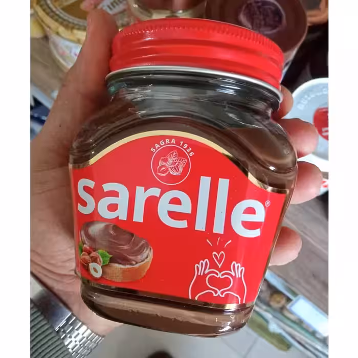 شکلات صبحانه کرم کاکائوی فندقی سارلا( Sarelle ) شیشه ی 350 گرمی ترکیه | amazonchi