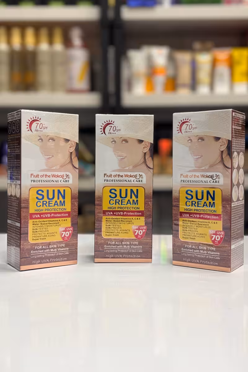 کرم ضدآفتاب وکالی spf70