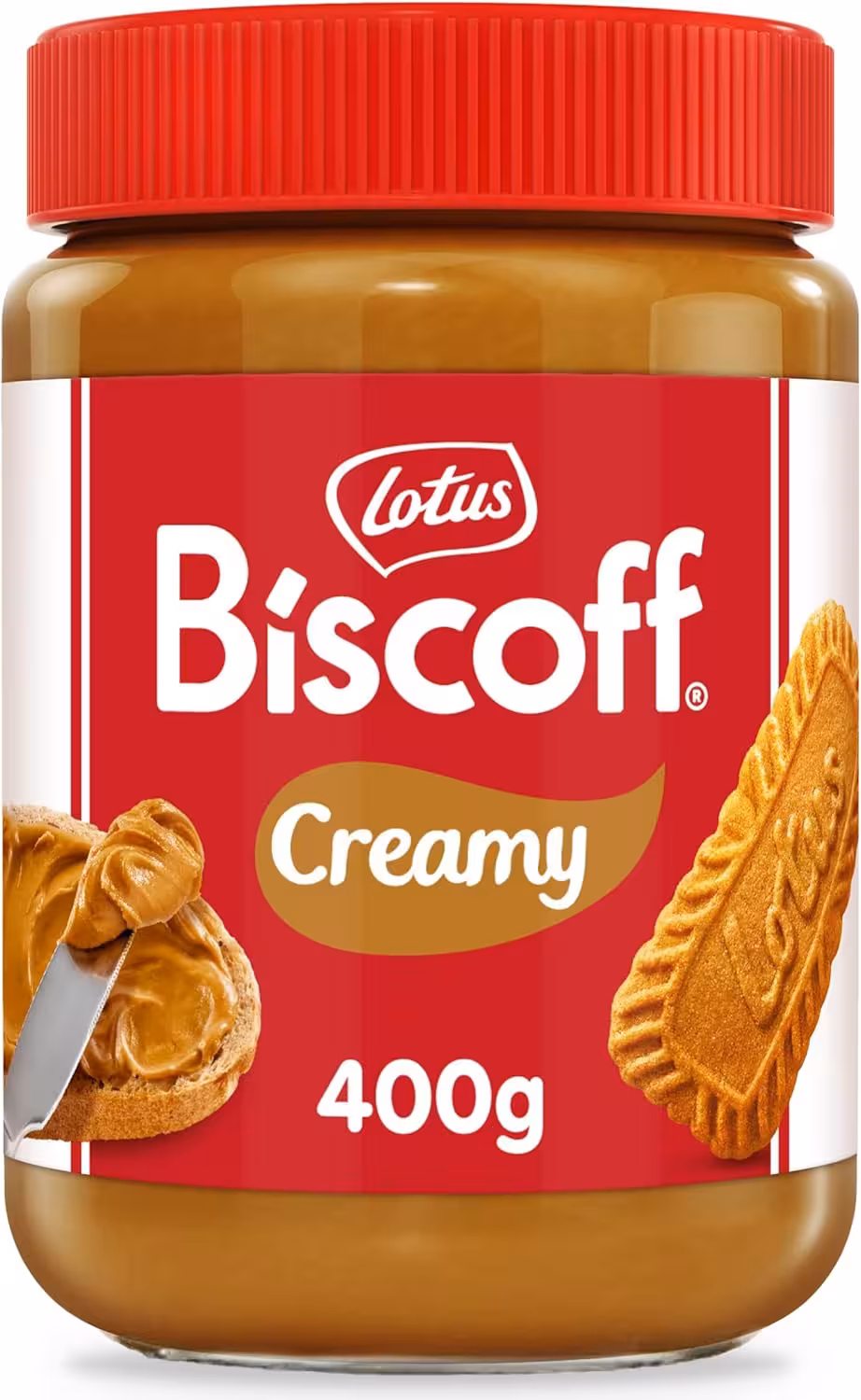 کرم بیسکویت لوتوس مدل Biscoff creamy وزن 400 گرم