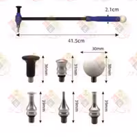 چکش کربنی 6 سر صافکاری بدون رنگ LK مدل H2198