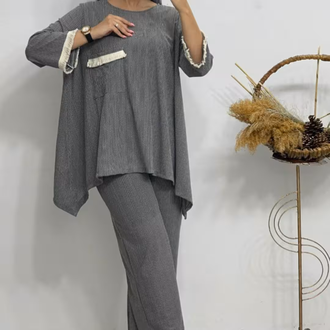 ست جیب کنفی زنانه . رو بنی