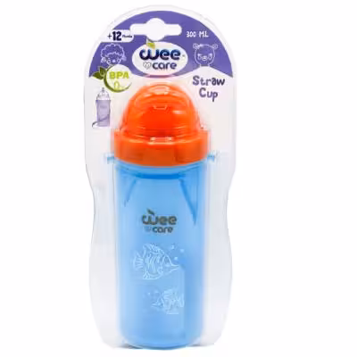 قمقمه وی کر مدل ضد چکه طرح ماهی کد C705 حجم 300 میلی لیتر