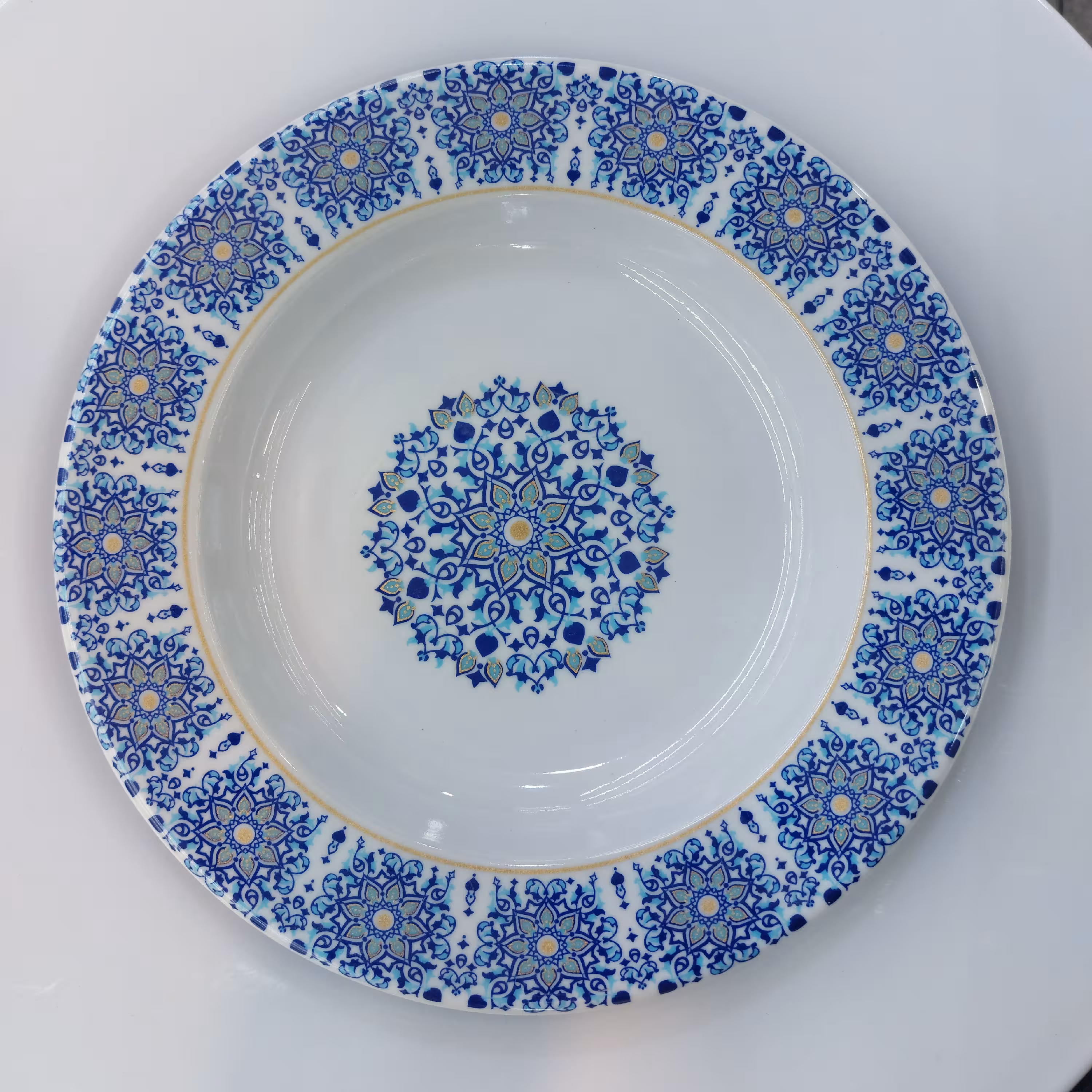 ملامین نشکن بشقاب گود( خورشت خوری) کد 815 طرح زرین