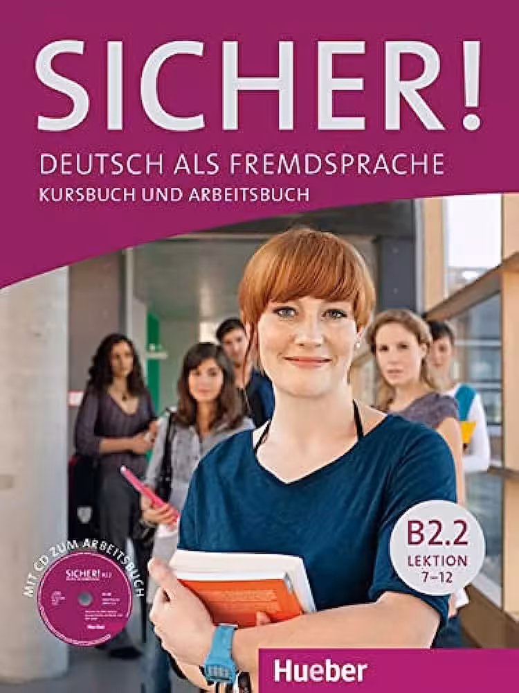 زیشا B2.2 | کتاب آلمانی Sicher! B2.2 Kursbuch und Arbeitsbuch (Lektion 7-12)