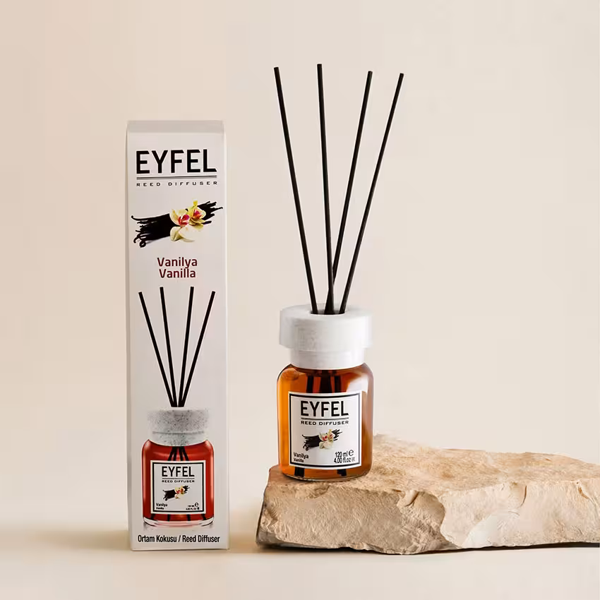 خوشبو کننده هوا ایفل اصل EYFEL مدل وانیل vanilla حجم 120 میلی لیتر کد 561013