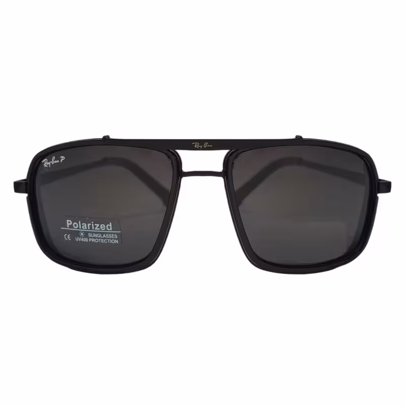 عینک آفتابی مردانه مدل خلبانی فلزی پلاریزه کد UV400 65