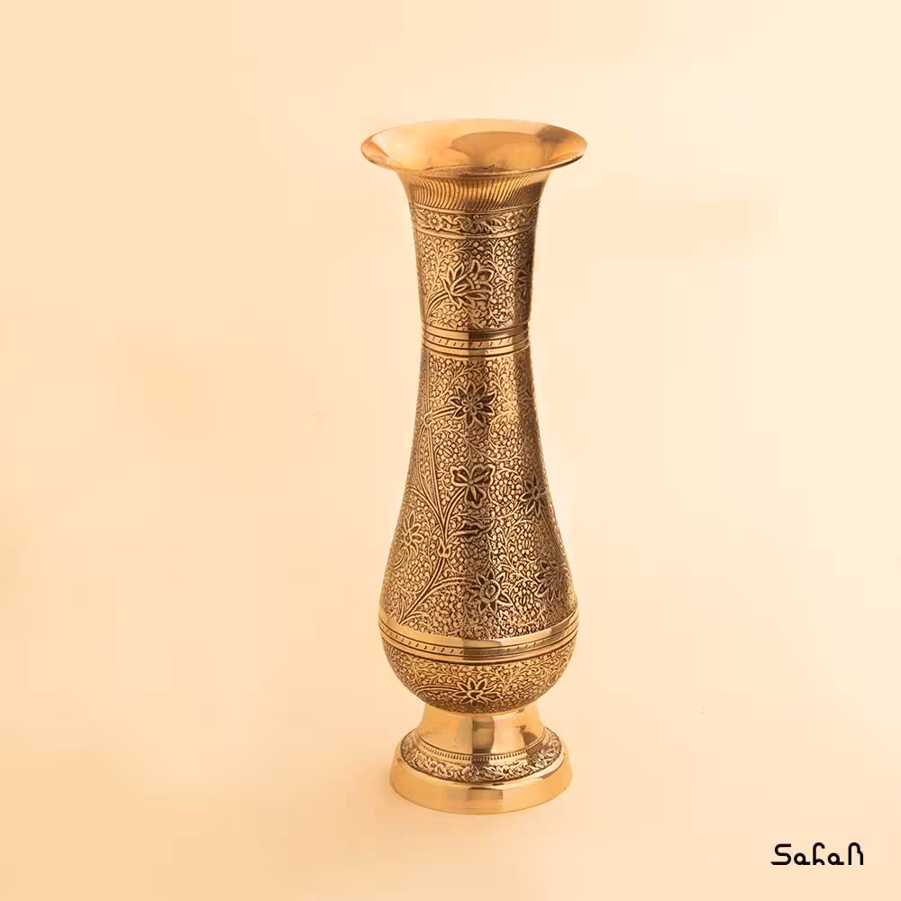 گلدان برنجی آنتیک