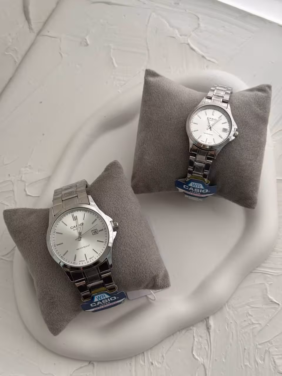 ساعت  ست کاسیو صفحه سفید