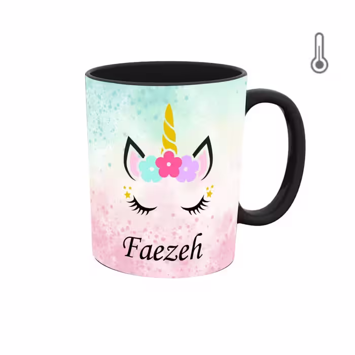 خرید ماگ-لیوان حرارتی  اسم فائزه  unicorn کد 1096