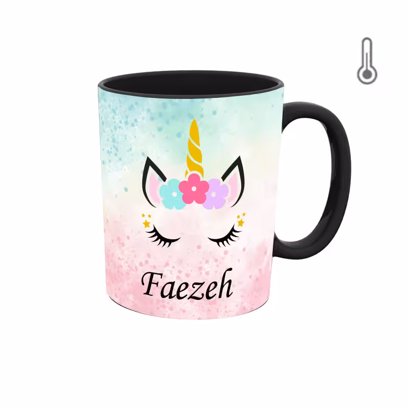 خرید ماگ-لیوان حرارتی  اسم فائزه  unicorn کد 1096