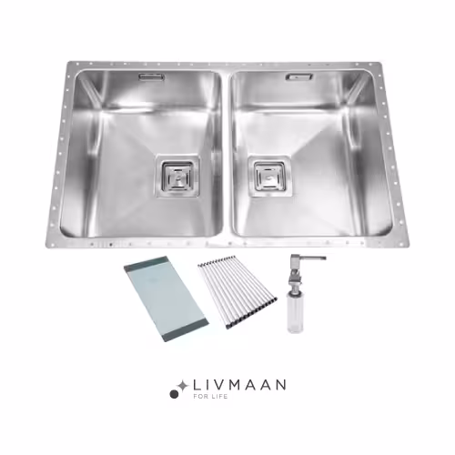 سینک زیرکابینتی توکار اخوان مدل کد 412 NEW