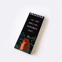 دفترچه مستطیل دختر کیچ بوک (KITSCHBOOK)