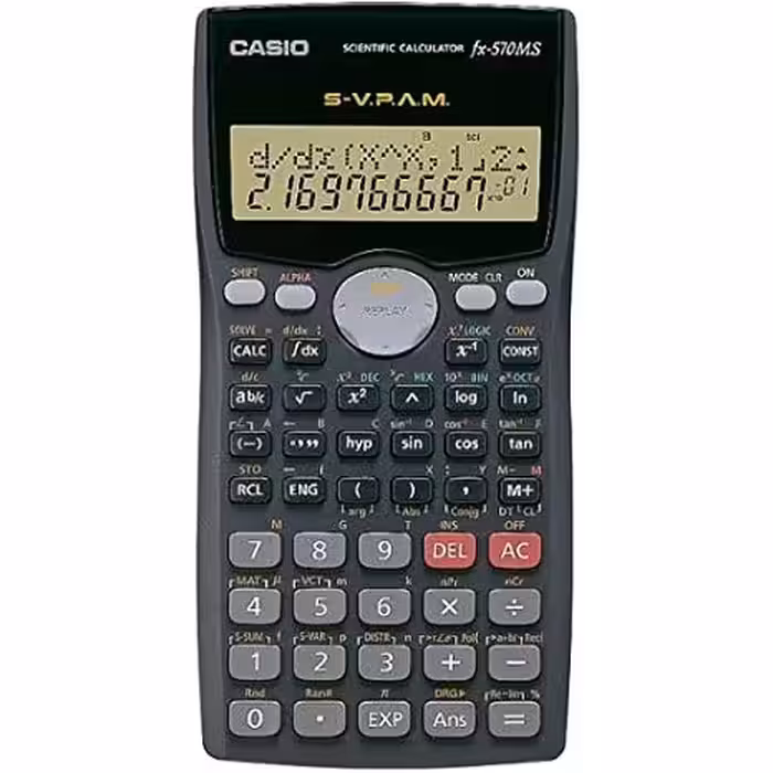ماشین حساب کاسیو casio کد fx-570ms