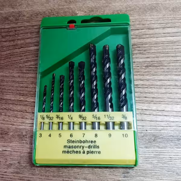 ست مته الماسه 8 عددی ولف سایز 3 تا 10 میلیمتر