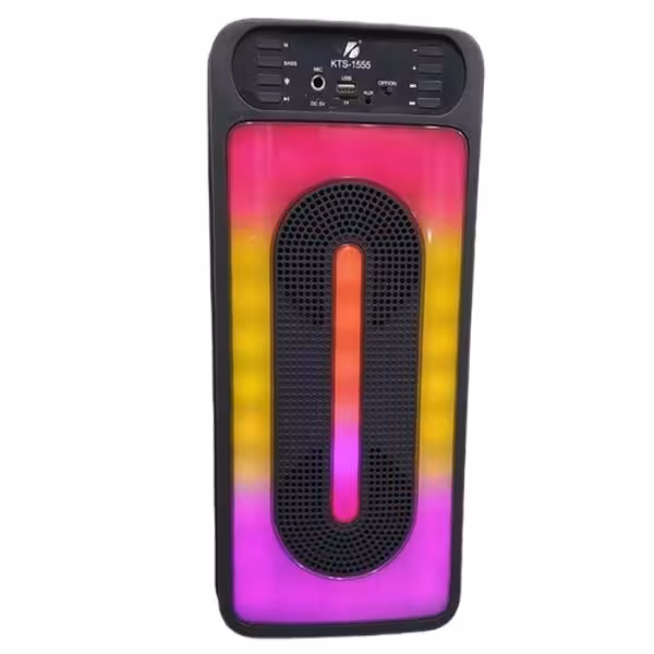 اسپیکر بلوتوثی قابل حمل میکروفون دار کی تی اس مدل KTS-1555