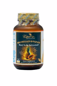 کپسول بروملین و پاپائین Kiperin - بسته 30 عددی