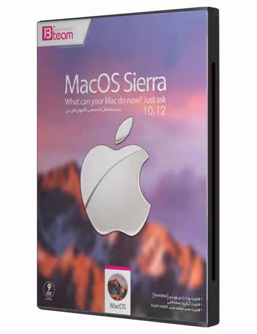 سیستم عامل MacOS Sierra 10.‎12 جی بی