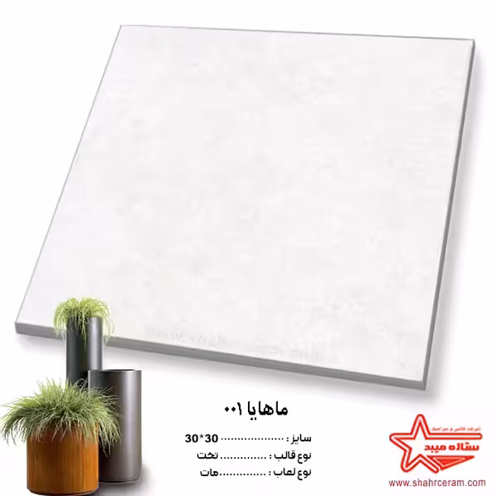 سرامیک  001 ماهایا  30*30  کاشی ستاره