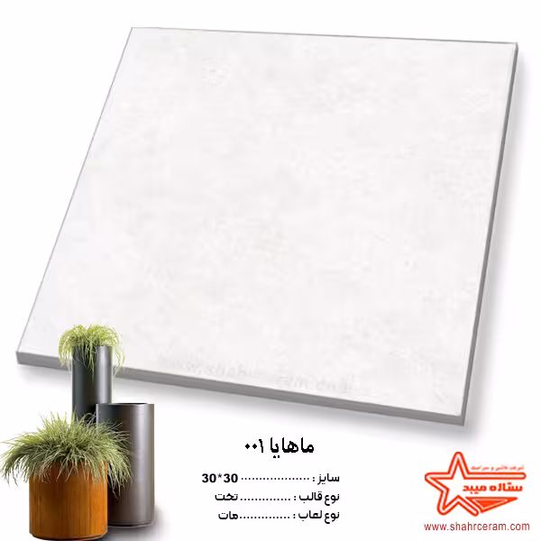 سرامیک 001 ماهایا 30*30 کاشی ستاره