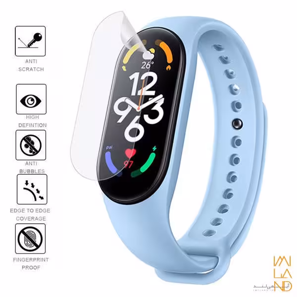گلس ساعت هوشمند مدل miband 7