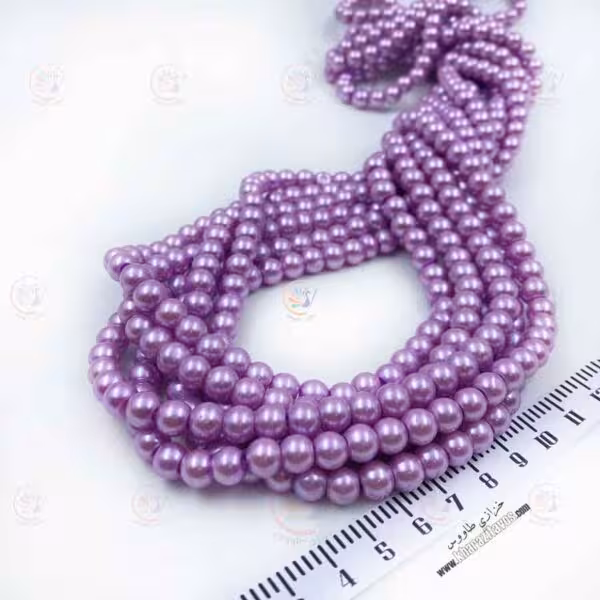 مروارید سنگی(یاسی) سایز 8 **