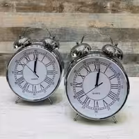 ساعت استیل بزرگ اعداد رومی