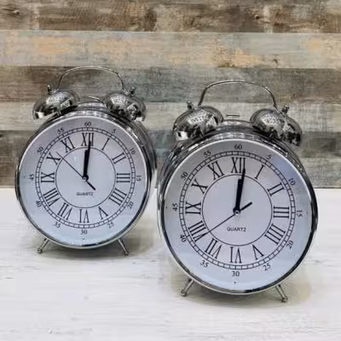 ساعت استیل بزرگ اعداد رومی